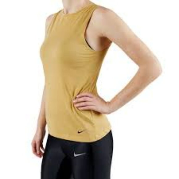 Nike Dri Fit Studio Open Back Tank Size L - Picture 1 of 7